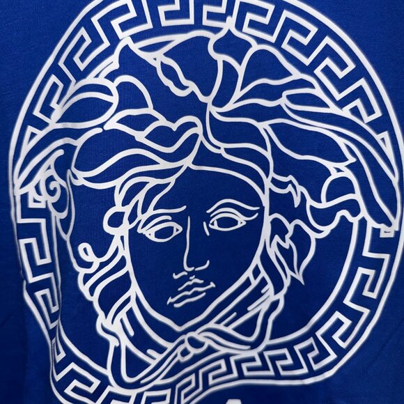 AUTHEN MENS VERSACE MEDUSA T-SHIRT SIZE XL SLIM FIT - Picture 8 of 11